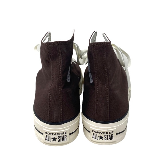 Converse Ctas Lift Platform Casual Brown Canvas Shoes Hi Men Custom 171209C-WWBW - Picture 7 of 11